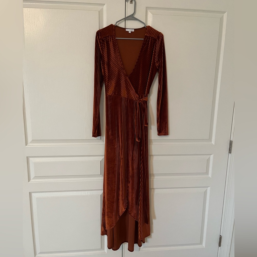 Baltic Born Jada Velvet Wrap Dress